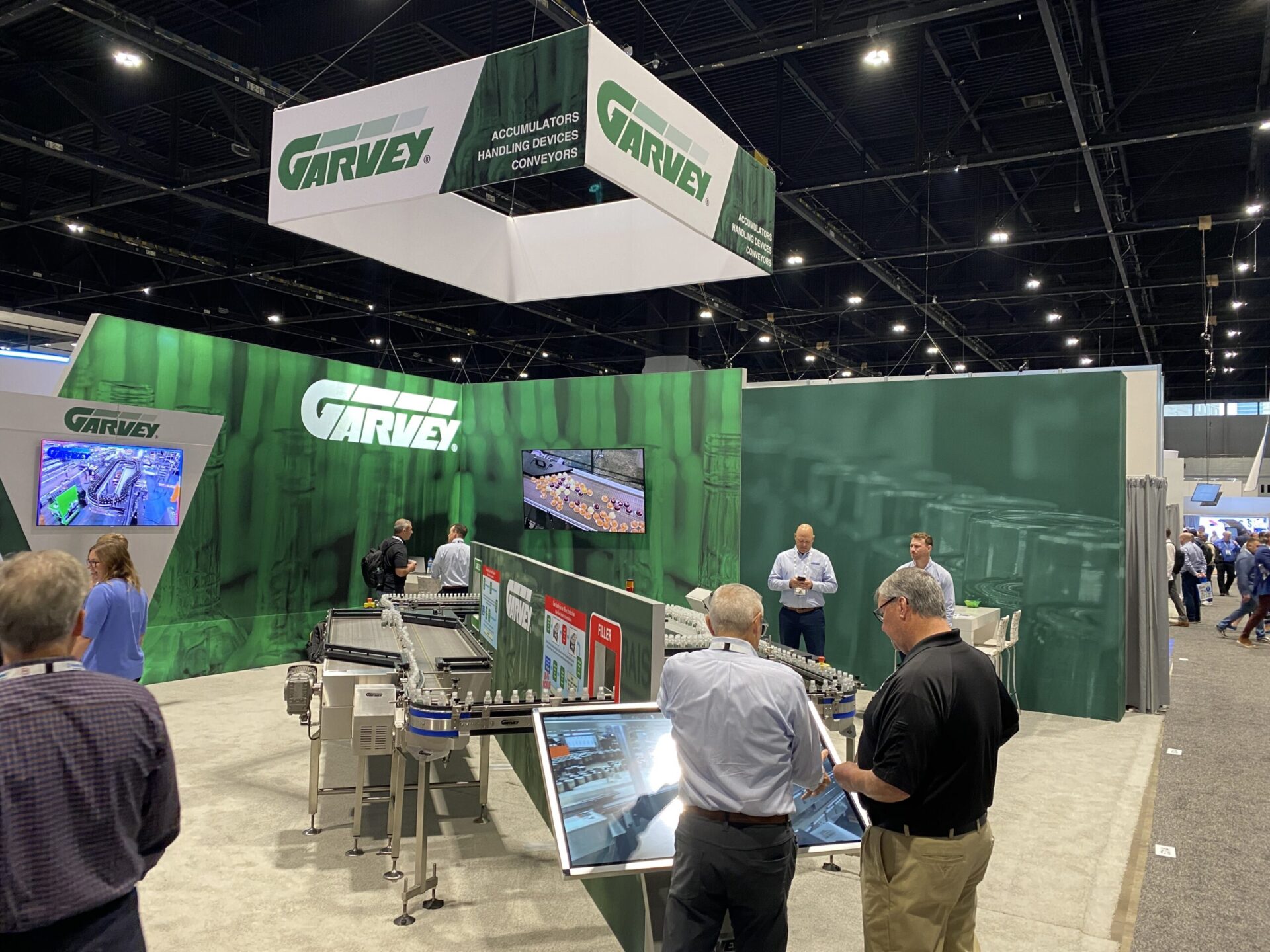 garvey's booth at pac expo